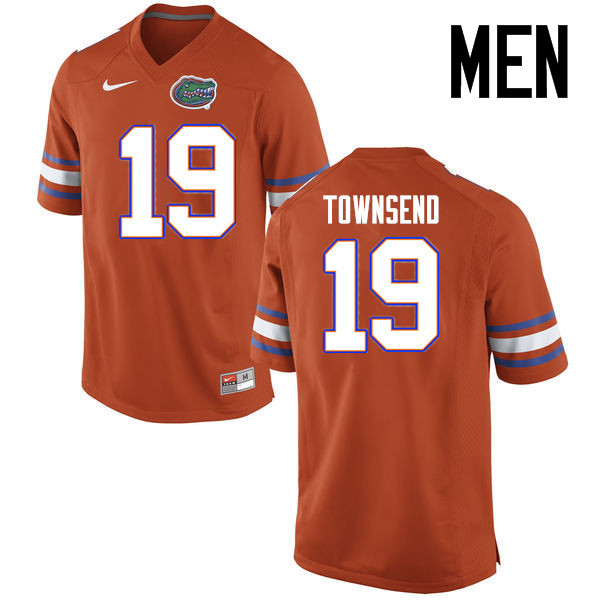 Men Florida Gators #19 Johnny Townsend College Football Jerseys Sale-Orange - Click Image to Close